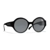 Chanel - Round Sunglasses - Black Gray - Chanel Eyewear - Avvenice