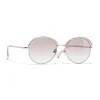 Chanel - Round Sunglasses - Pink Gold - Chanel Eyewear - Avvenice