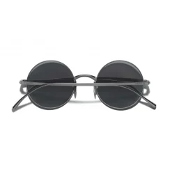 Chanel - Round Sunglasses - Dark Silver Gray - Chanel Eyewear - Avvenice