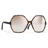 Chanel - Round Sunglasses - Dark Tortoise Beige Mirror - Chanel Eyewear - Avvenice