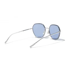 Chanel - Round Sunglasses - Silver Blue - Chanel Eyewear - Avvenice