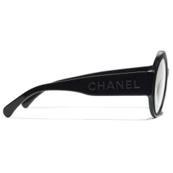Chanel - Round Sunglasses - Dark Blue Transparent - Chanel Eyewear - Avvenice