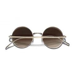 Chanel - Round Sunglasses - Gold Brown Gradient - Chanel Eyewear - Avvenice
