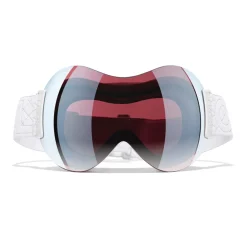 Chanel - Shield Sunglasses - Ski Googles - White Pink Mirror - Chanel Eyewear - Avvenice