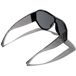 Chanel - Shield Sunglasses - Black Gray - Chanel Eyewear - Avvenice