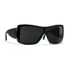 Chanel - Shield Sunglasses - Black Gray - Chanel Eyewear - Avvenice