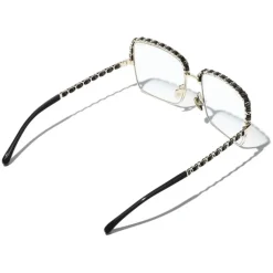 Chanel - Square Sunglasses - Gold Transparent - Chanel Eyewear - Avvenice