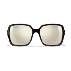 Chanel - Square Sunglasses - Black White Gold - Chanel Eyewear - Avvenice