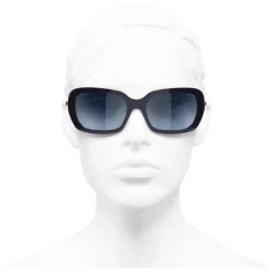 Chanel - Square Sunglasses - Dark Blue - Chanel Eyewear - Avvenice