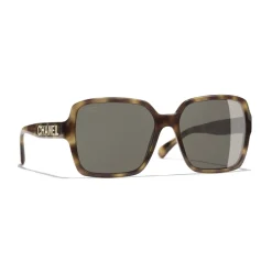 Chanel - Square Sunglasses - Tortoise Brown - Chanel Eyewear - Avvenice