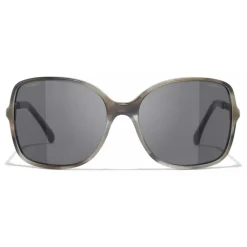Chanel - Square Sunglasses - Gray - Chanel Eyewear - Avvenice