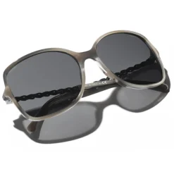 Chanel - Square Sunglasses - Gray - Chanel Eyewear - Avvenice