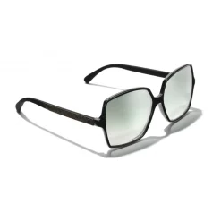 Chanel - Square Sunglasses - Black Green Mirror - Chanel Eyewear - Avvenice
