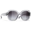 Chanel - Square Sunglasses - Gray - Chanel Eyewear - Avvenice