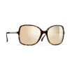 Chanel - Square Sunglasses - Dark Tortoise Gold - Chanel Eyewear - Avvenice