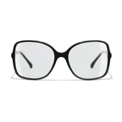Chanel - Square Sunglasses - Black Light Gray - Chanel Eyewear - Avvenice