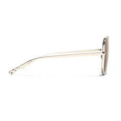 Chanel - Square Sunglasses - Gold Brown - Chanel Eyewear - Avvenice