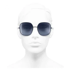 Chanel - Square Sunglasses - Blue - Chanel Eyewear - Avvenice