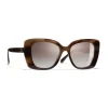 Chanel - Square Sunglasses - Tortoise Brown Mirror - Chanel Eyewear - Avvenice