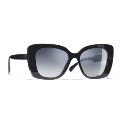 Chanel - Square Sunglasses - Dark Blue Mirror - Chanel Eyewear - Avvenice