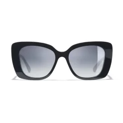 Chanel - Square Sunglasses - Dark Blue Mirror - Chanel Eyewear - Avvenice