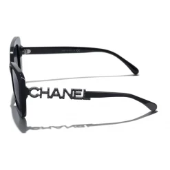 Chanel - Square Sunglasses - Dark Blue Mirror - Chanel Eyewear - Avvenice
