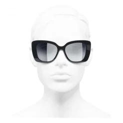 Chanel - Square Sunglasses - Dark Blue Mirror - Chanel Eyewear - Avvenice