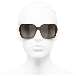 Chanel - Square Sunglasses - Brown - Chanel Eyewear - Avvenice