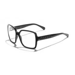 Chanel - Square Sunglasses - Black Transparent - Chanel Eyewear - Avvenice