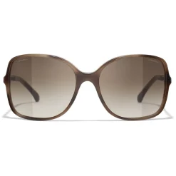 Chanel - Square Sunglasses - Tortoise Brown - Chanel Eyewear - Avvenice