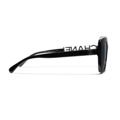 Chanel - Square Sunglasses - Black Gray - Chanel Eyewear - Avvenice