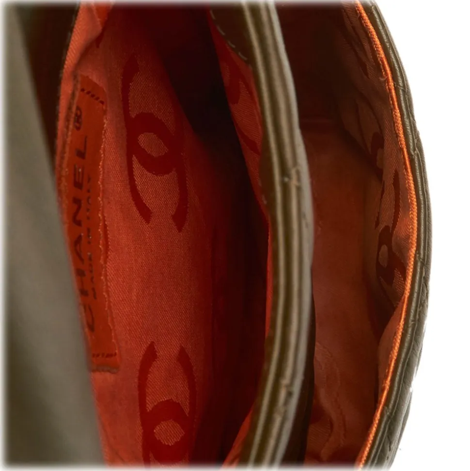 Chanel Vintage - Cambon Ligne Crossbody Bag - Brown - Leather Handbag - Luxury High Quality - Avvenice