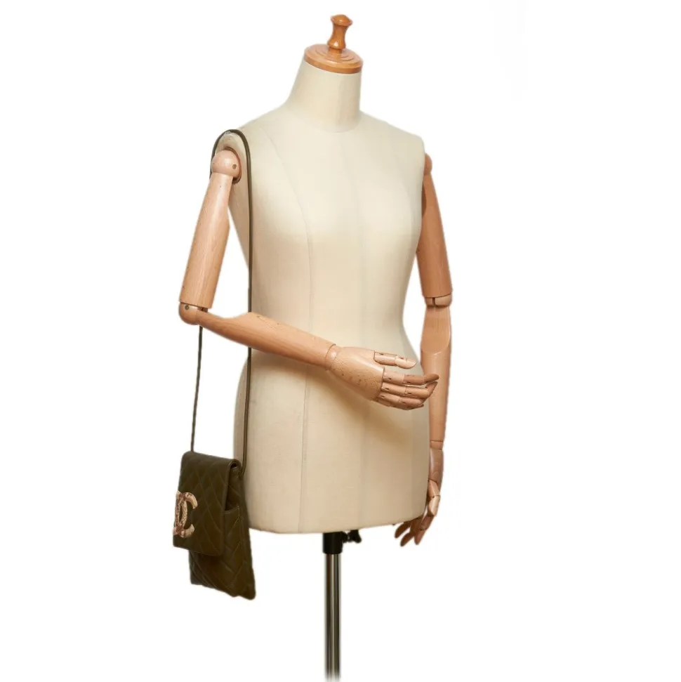 Chanel Vintage - Cambon Ligne Crossbody Bag - Brown - Leather Handbag - Luxury High Quality - Avvenice