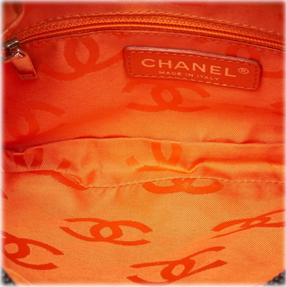 Chanel Vintage - Cambon Ligne Pochette Bag - Black - Leather and Lambskin Handbag - Luxury High Quality - Avvenice