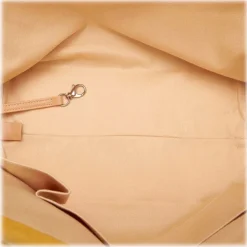 Chanel Vintage - Camellia CC Tote Bag - Yellow - Leather and Canvas Handbag - Luxury High Quality - Avvenice