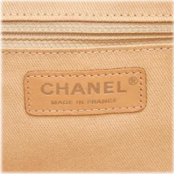 Chanel Vintage - Camellia CC Tote Bag - Yellow - Leather and Canvas Handbag - Luxury High Quality - Avvenice