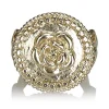 Chanel Vintage - Camellia Metallic Ring - Gold - Chanel Ring - Luxury High Quality - Avvenice