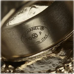 Chanel Vintage - Camellia Metallic Ring - Gold - Chanel Ring - Luxury High Quality - Avvenice