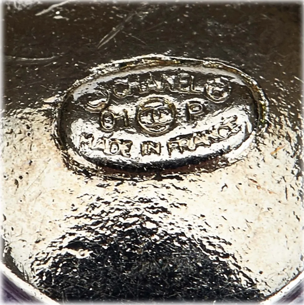 Chanel Vintage - Camellia Drop Earrings - Silver - Earrings Chanel - Luxury High Quality - Avvenice