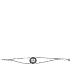 Chanel Vintage - Camellia Metal Bracelet - Silver Black - Chanel Bracelet - Luxury High Quality - Avvenice