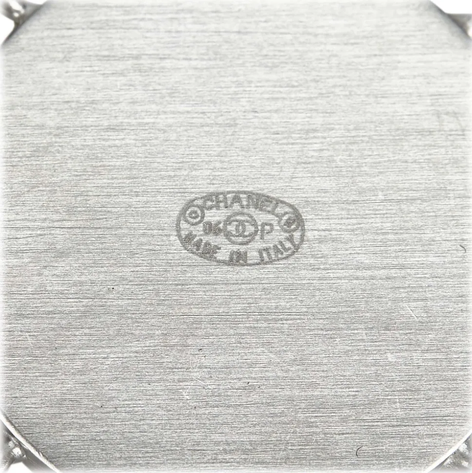 Chanel Vintage - Camellia Metal Bracelet - Silver Black - Chanel Bracelet - Luxury High Quality - Avvenice