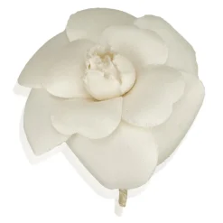 Chanel Vintage - Camellia Brooch - White Ivory - Brooch Chanel - Luxury High Quality - Avvenice