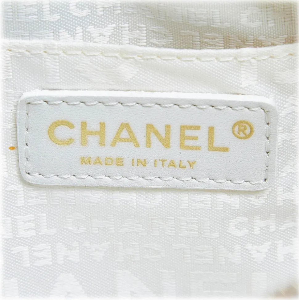 Chanel Vintage - Canvas Handbag Bag - Brown Beige - Canvas Handbag - Luxury High Quality - Avvenice