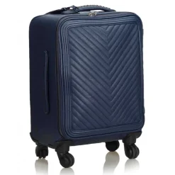 Chanel Vintage - Caviar Coco Case Trolley - Blue Navy - Leather Trolley - Luxury High Quality - Avvenice