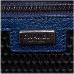 Chanel Vintage - Caviar Coco Case Trolley - Blue Navy - Leather Trolley - Luxury High Quality - Avvenice