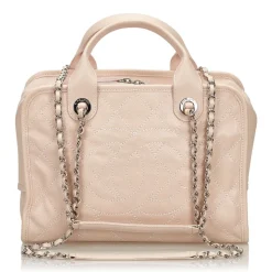 Chanel Vintage - Caviar Deauville Bowling Bag - Pink - Leather Handbag - Luxury High Quality - Avvenice