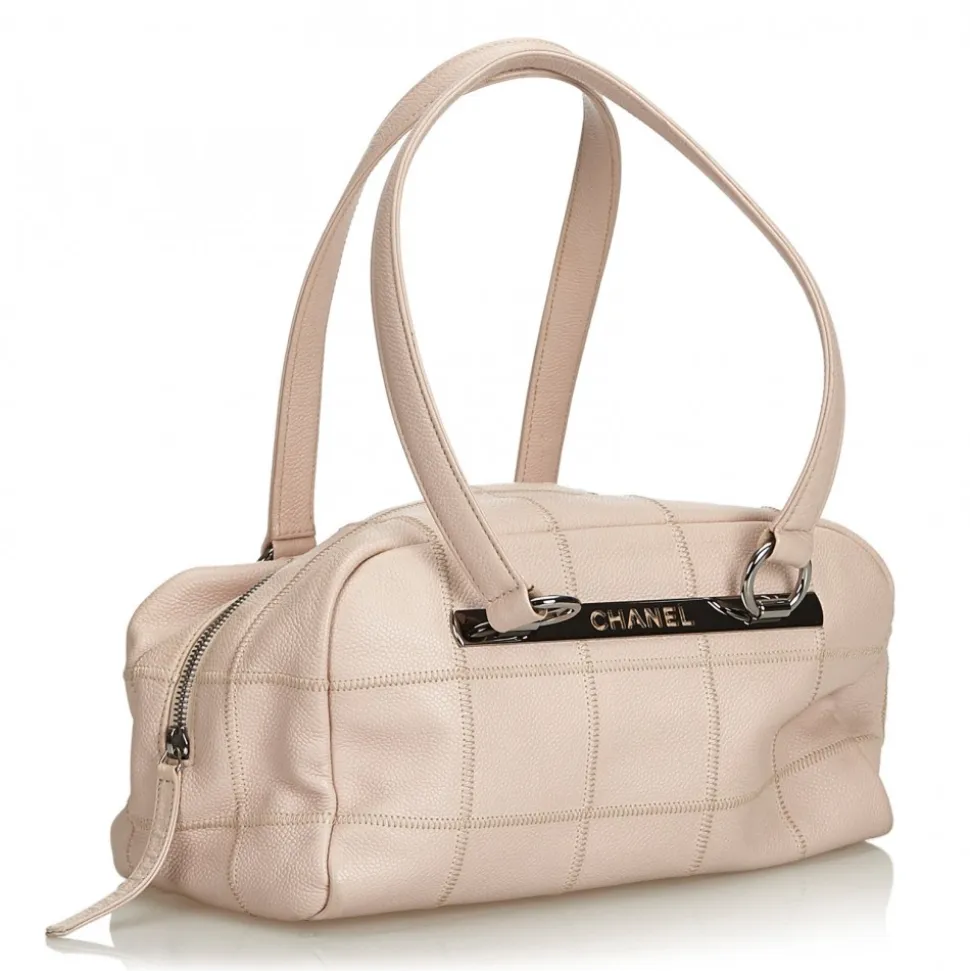 Chanel Vintage - Caviar Leather Shoulder Bag - White Ivory - Caviar Leather Handbag - Luxury High Quality - Avvenice