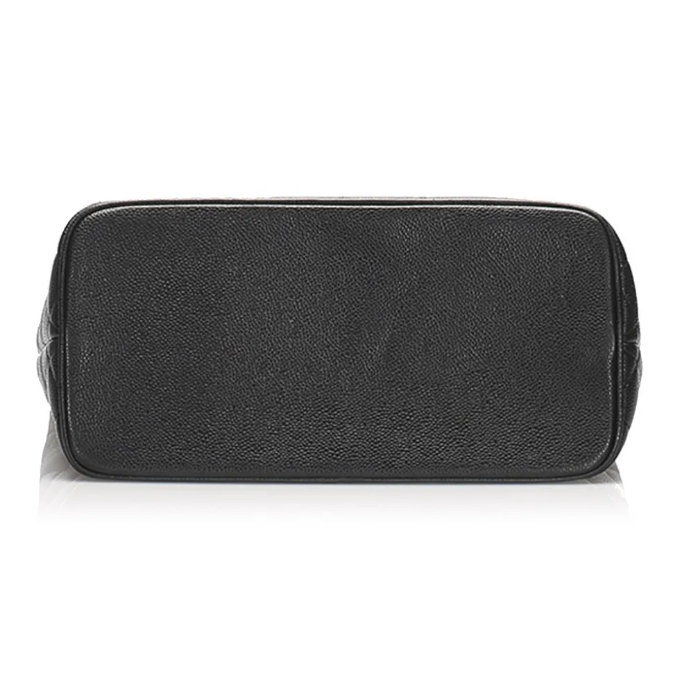 Chanel Vintage - Caviar Medallion Tote Bag - Black - Caviar Leather Handbag - Luxury High Quality - Avvenice