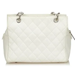 Chanel Vintage - Caviar Petit Timeless Shopping Tote Bag - White Ivory - Caviar Leather Handbag - Luxury High Quality - Avvenice