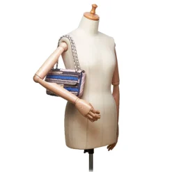 Chanel Vintage - CC Heart Printed Cotton Medium Flap Bag - Pink - Leather & Cotton Handbag - Luxury High Quality - Avvenice